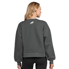 Starter Women's Show Up Cropped Fleece Pullover Sweatshirt - Philadelphia Eagles