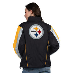 Starter Women's Thursday Night Gridiron Half-Zip Jacket - Pittsburgh Steelers
