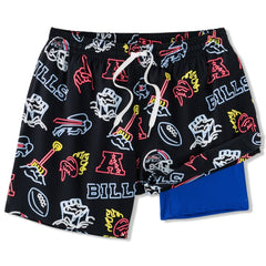 Chubbies The Neon 5.5" Classic Lined Swim Trunks - Buffalo Bills