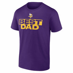 Best Dad Father's Day T-Shirt - Minnesota Vikings
