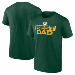 Best Dad Father's Day T-Shirt - Green Bay Packers