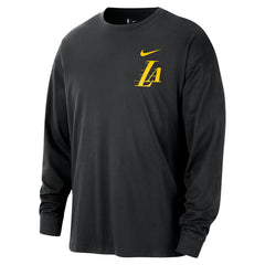NBA Los Angeles Lakers 2025/26 City Edition Remix Essential Logo Long Sleeve T-Shirt