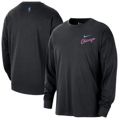NBA Chicago Bulls 2025/26 City Edition Remix Essential Logo Long Sleeve T-Shirt sale