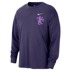 NBA Sacramento Kings 2025/26 City Edition Remix Essential Logo Long Sleeve T-Shirt