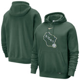 NBA Milwaukee Bucks 2025/26 City Edition Essential Logo Remix Hoodie