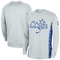 NBA Orlando Magic 2025/26 City Edition Authentic Pregame Dri-FIT Long Sleeve Shooting T-Shirt