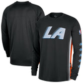 NBA LA Clippers 2025/26 City Edition Authentic Pregame Dri-FIT Long Sleeve Shooting T-Shirt