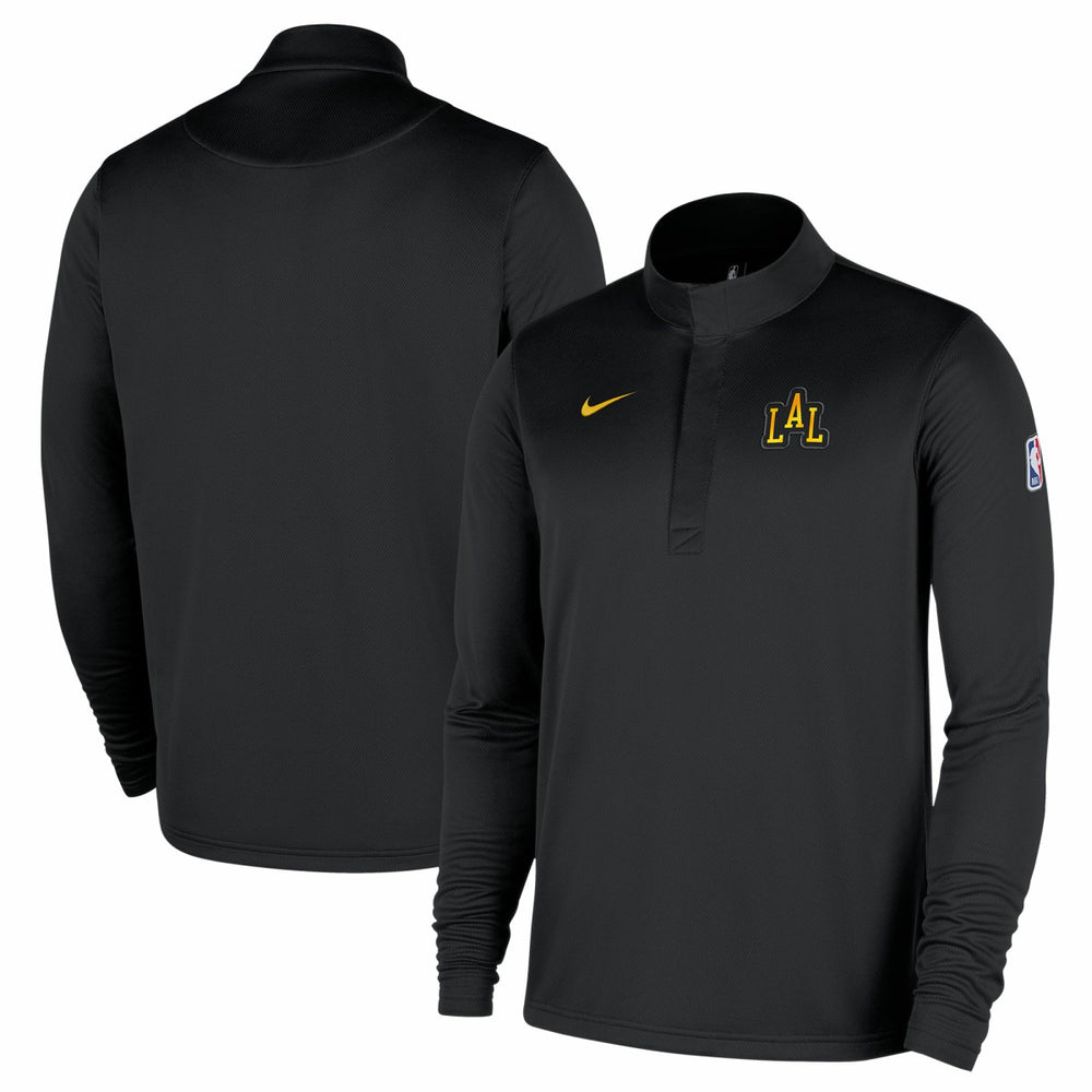 NBA Los Angeles Lakers 2025/26 City Edition Remix Authentic Coaches Dri-FIT Half-Zip Pullover