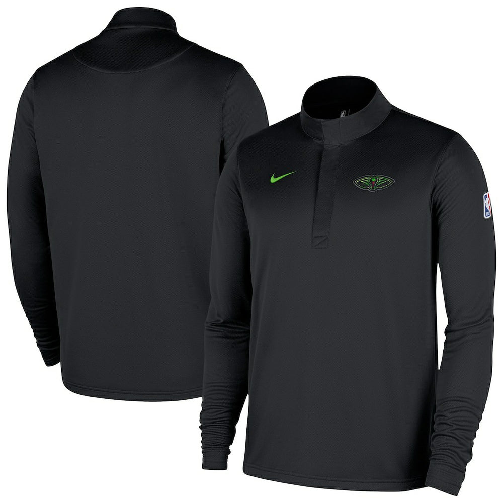 NBA New Orleans Pelicans 2025/26 City Edition Remix Authentic Coaches Dri-FIT Half-Zip Top