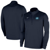 NBA Oklahoma City Thunder 2025/26 City Edition Remix Authentic Coaches Dri-FIT Half-Zip Top