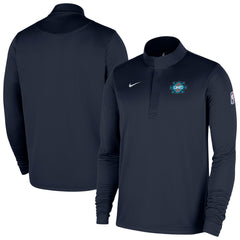 NBA Oklahoma City Thunder 2025/26 City Edition Remix Authentic Coaches Dri-FIT Half-Zip Top