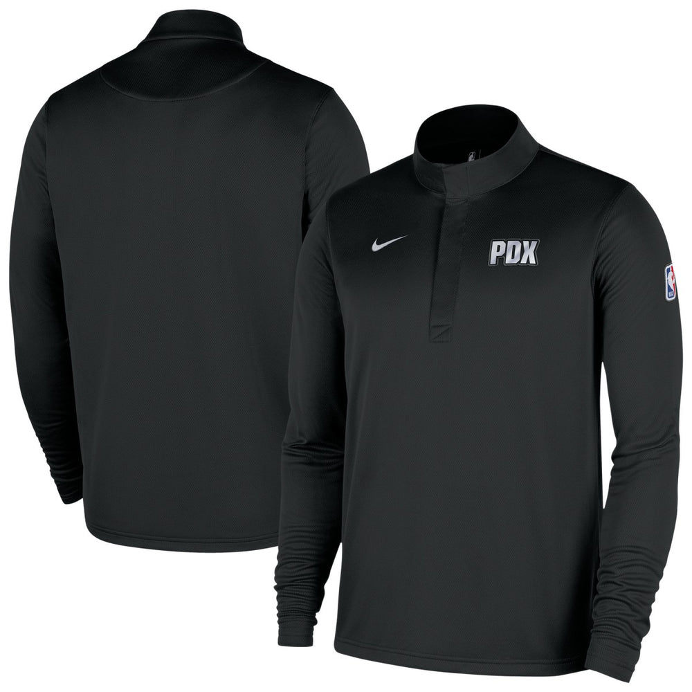 NBA Portland Trail Blazers 2025/26 City Edition Remix Authentic Coaches Dri-FIT Half-Zip Top