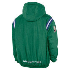 NBA Dallas Mavericks Hardwood Classics Therma-FIT Half-Zip Hooded Windbreaker sale