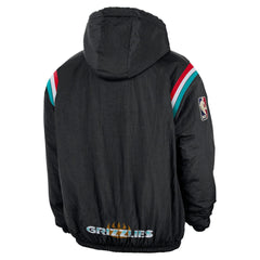 NBA Memphis Grizzlies Hardwood Classics Therma-FIT Half-Zip Hooded Windbreaker