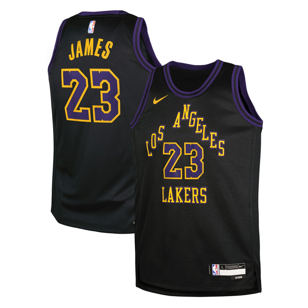 NBA LeBron James Los Angeles Lakers Youth 2025/26 City Edition Swingman Jersey