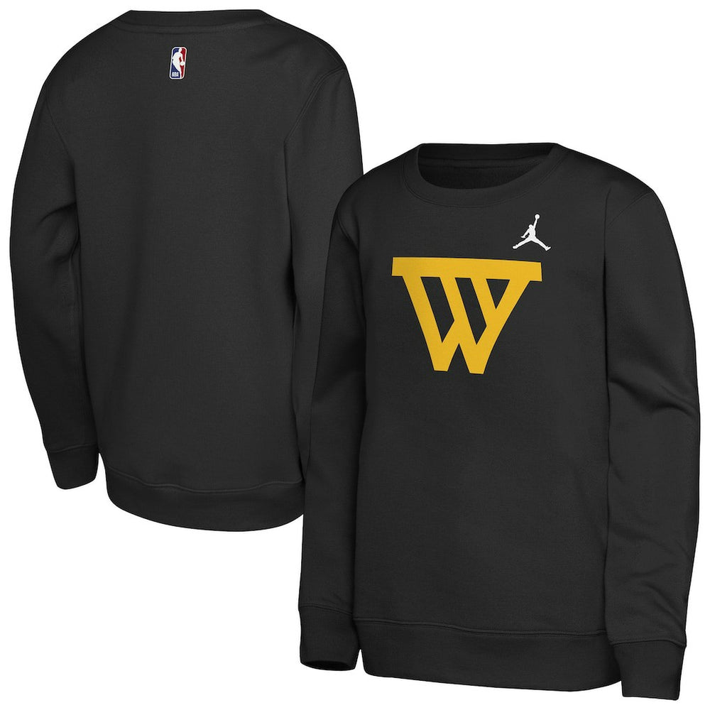 NBA Golden State Warriors Jordan Brand Youth Courtside Statement Edition Sweatshirt sale