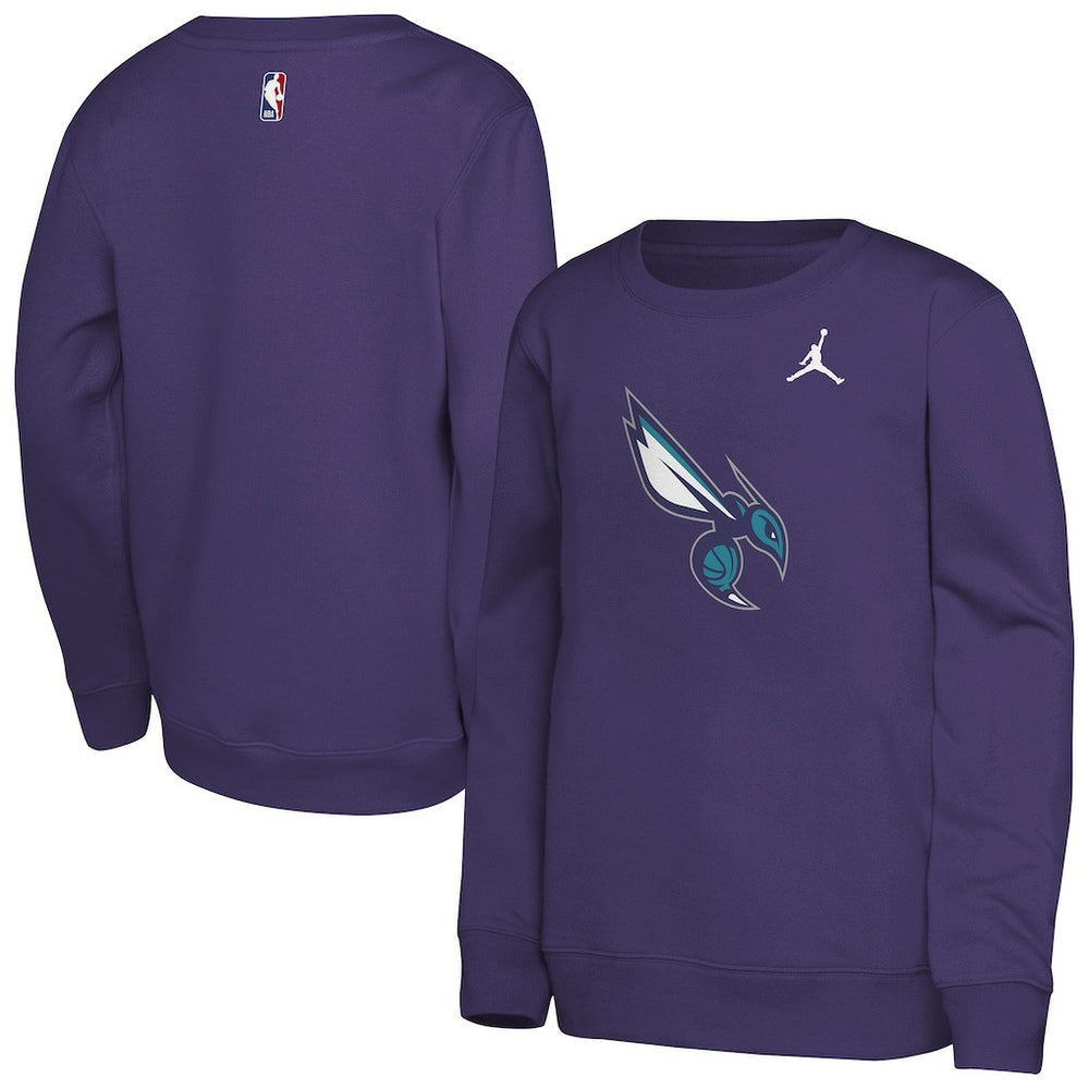 NBA Charlotte Hornets Jordan Brand Youth Courtside Statement Edition Sweatshirt