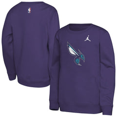 NBA Charlotte Hornets Jordan Brand Youth Courtside Statement Edition Sweatshirt