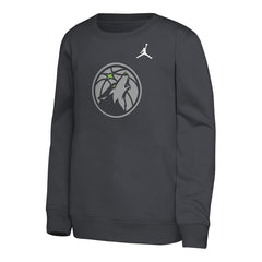 NBA Minnesota Timberwolves Jordan Brand Youth Courtside Statement Edition Sweatshirt