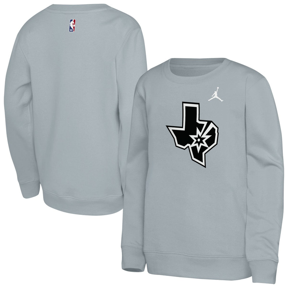 NBA San Antonio Spurs Jordan Brand Youth Courtside Statement Edition Sweatshirt