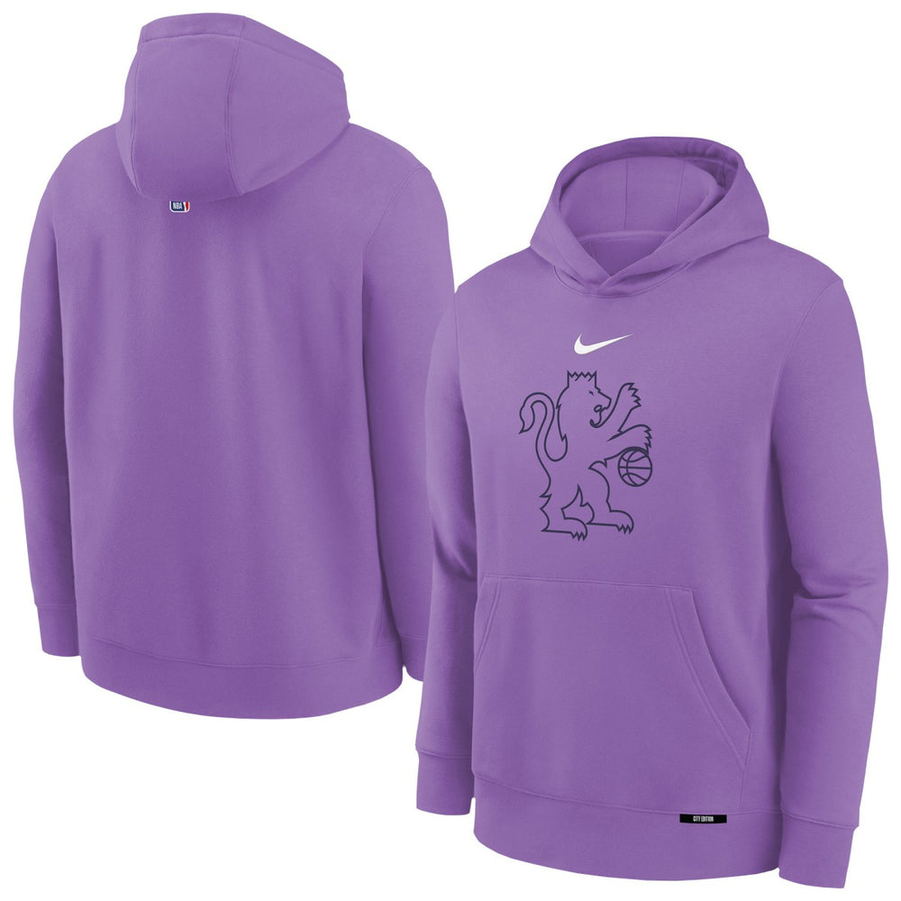 NBA Sacramento Kings Youth 2025/26 City Edition Club Fleece Pullover Hoodie