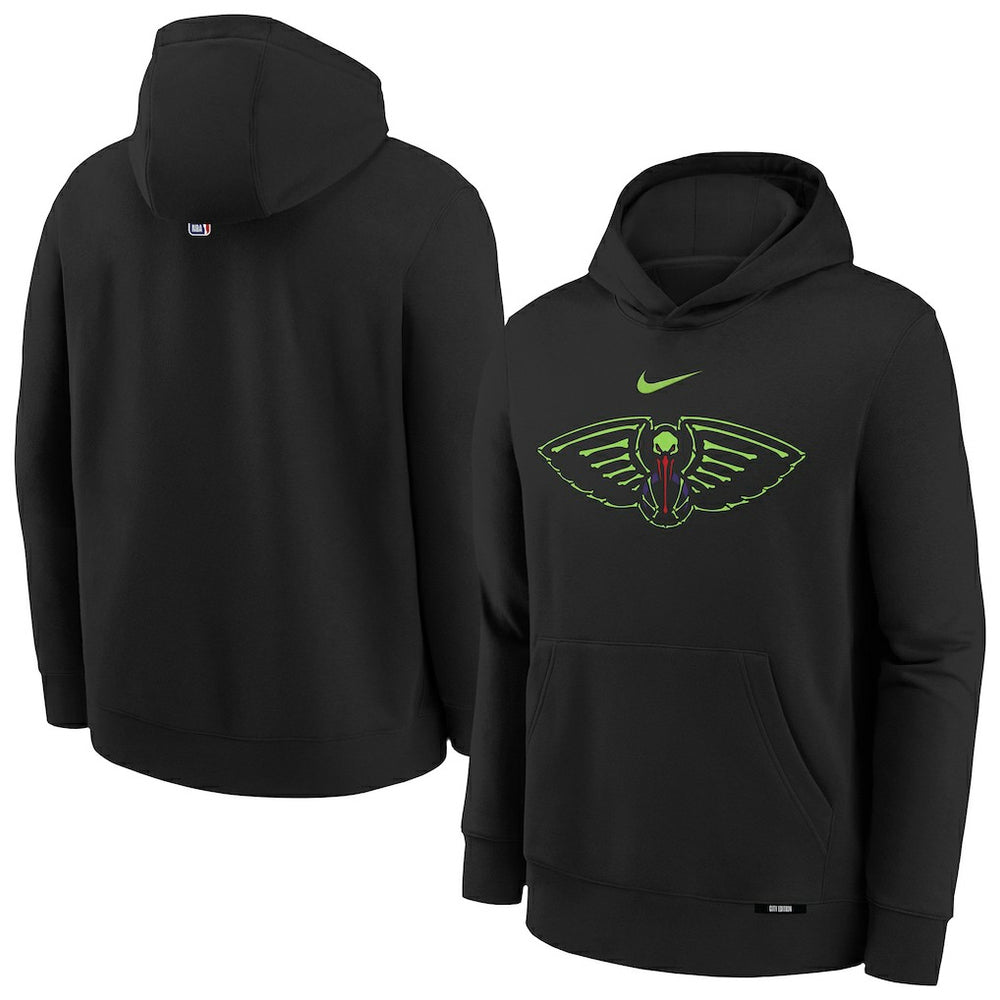 NBA New Orleans Pelicans Youth 2025/26 City Edition Club Fleece Pullover Hoodie