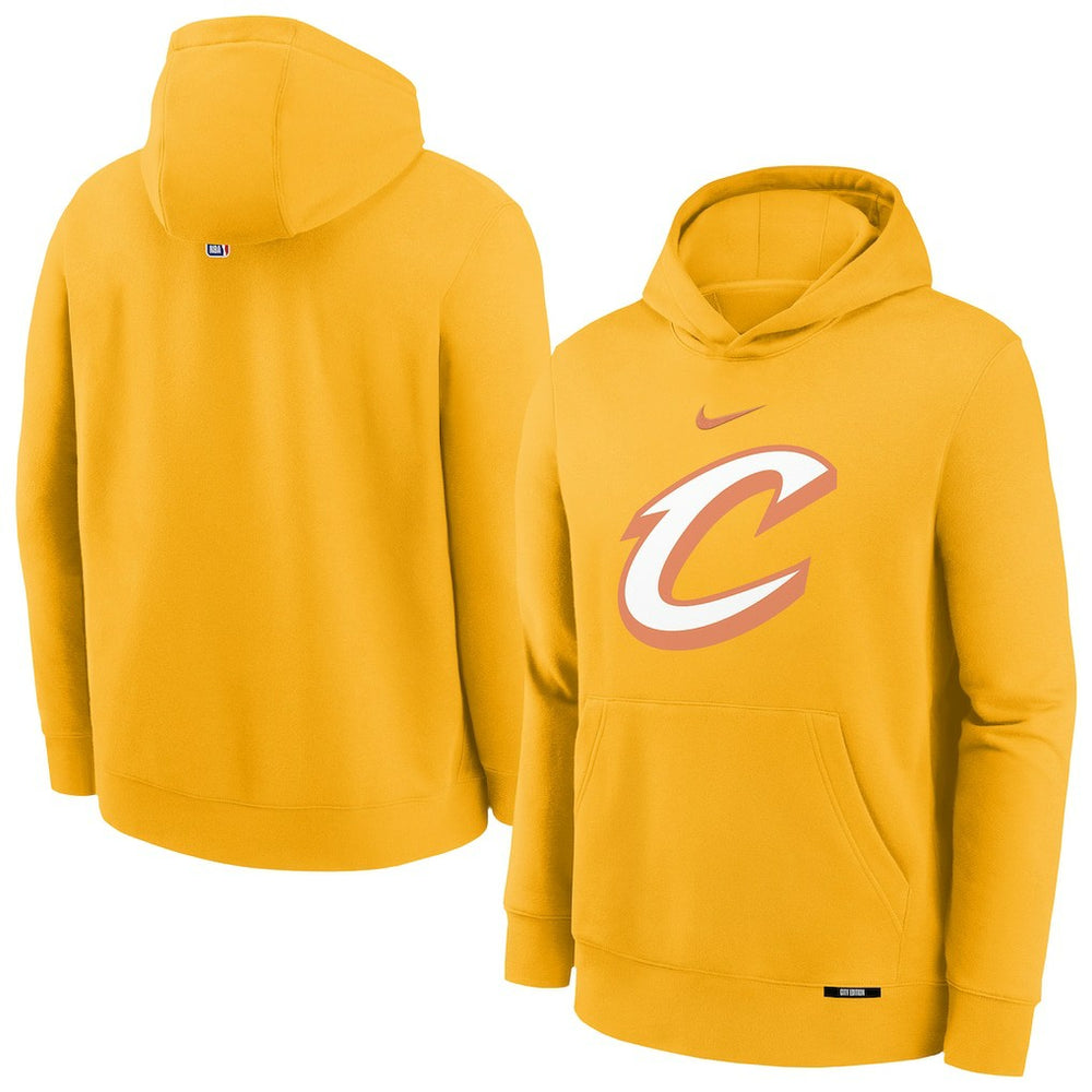 NBA Cleveland Cavaliers Youth 2025/26 City Edition Club Fleece Pullover Hoodie sale