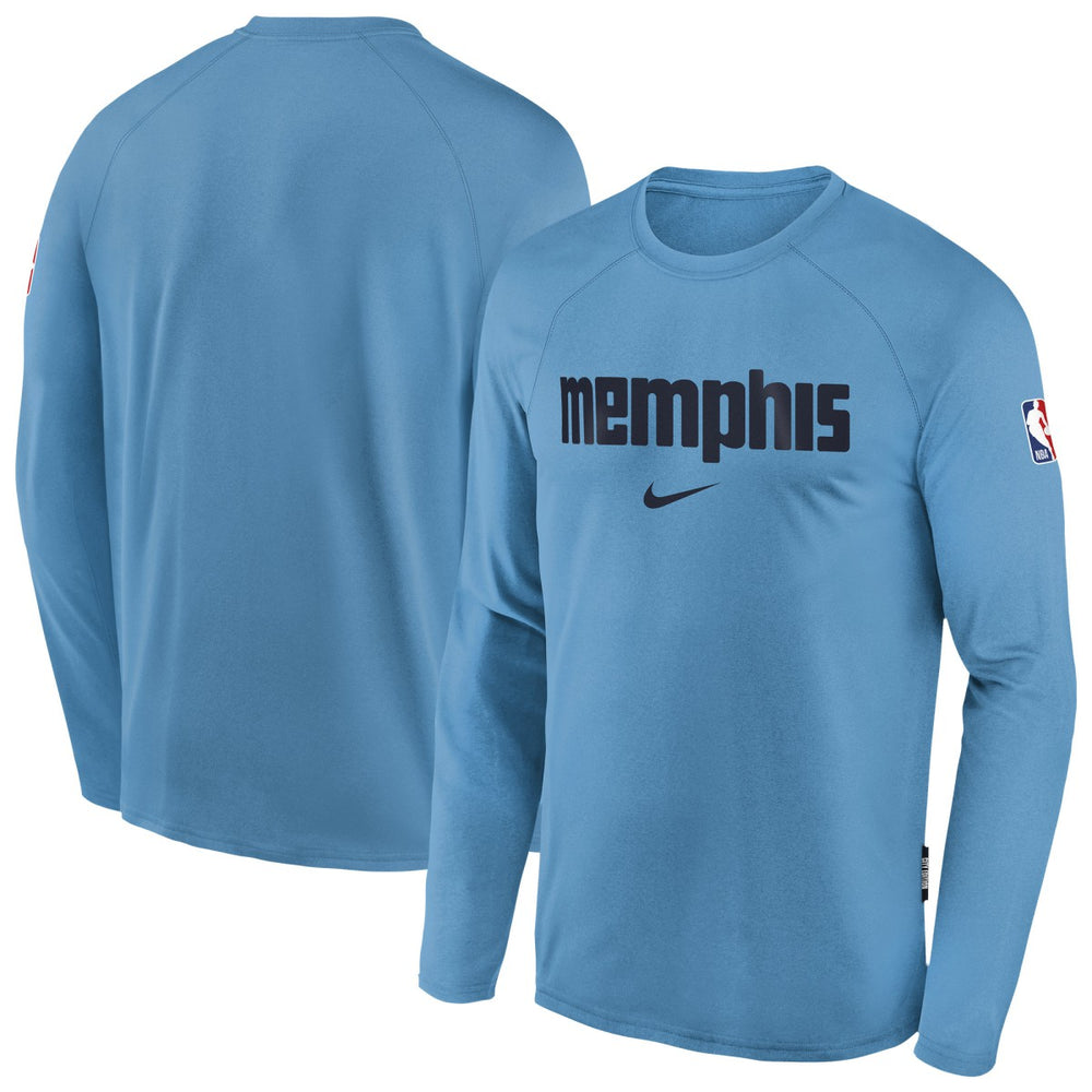 NBA Memphis Grizzlies Youth 2025/26 City Edition Dri-Fit Long Sleeve Game Top
