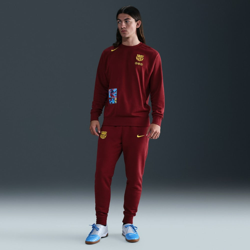 Barcelona Special Edition Club Fleece Sweatshirt - Nike Red
