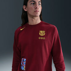 Barcelona Special Edition Club Fleece Sweatshirt - Nike Red