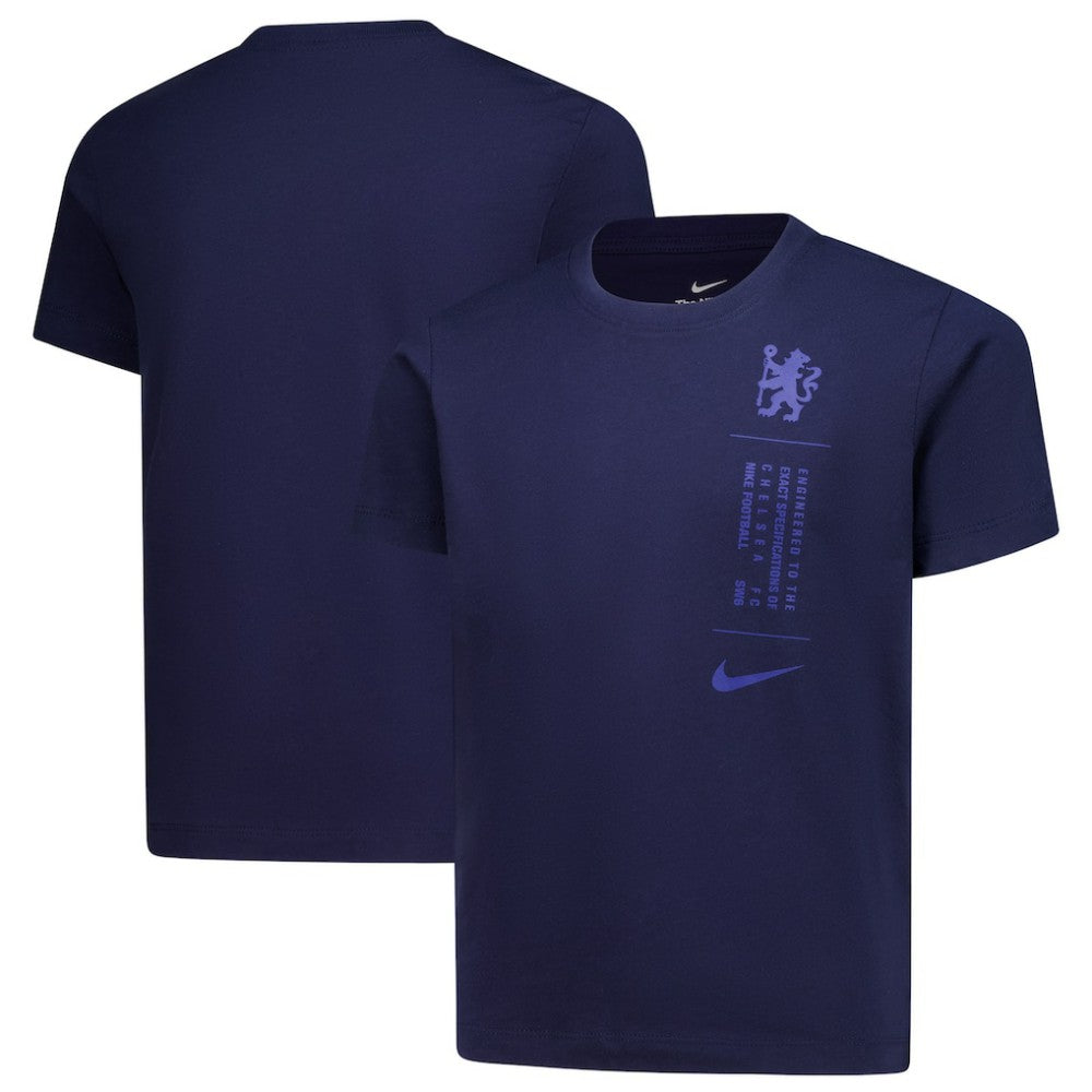 Chelsea Youth T-Shirt - Nike Navy