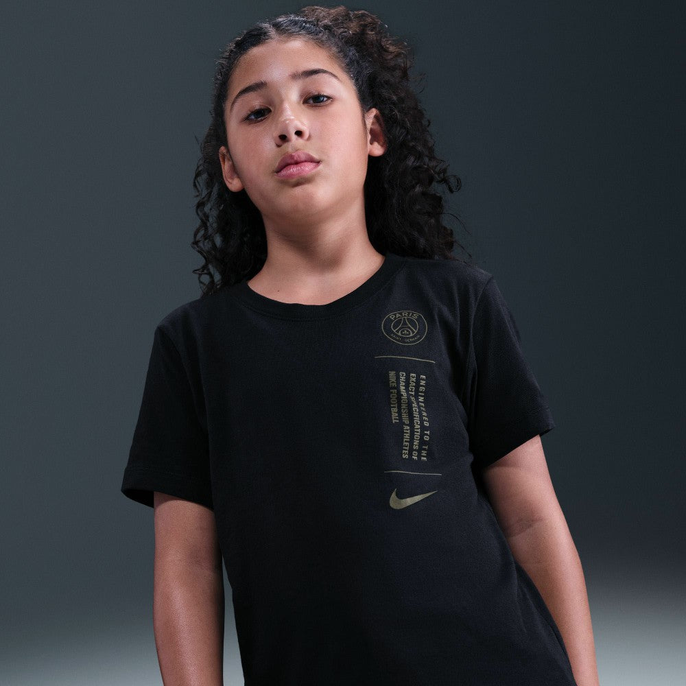 Paris Saint-Germain Youth T-Shirt - Nike Black