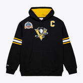 NHL Black Mario Lemieux Pittsburgh Penguins Mitchell & Ness 1992 Name & Number Premium Pullover Hoodie