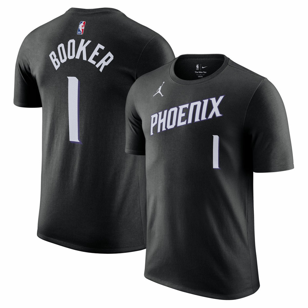 NBA Devin Booker Phoenix Suns Jordan Brand Unisex Name & Number T-Shirt