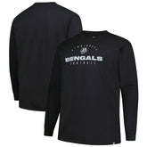 Big & Tall Coverage Scheme Long Sleeve T-Shirt - Cincinnati Bengals