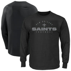 Big & Tall Coverage Scheme Long Sleeve T-Shirt - New Orleans Saints