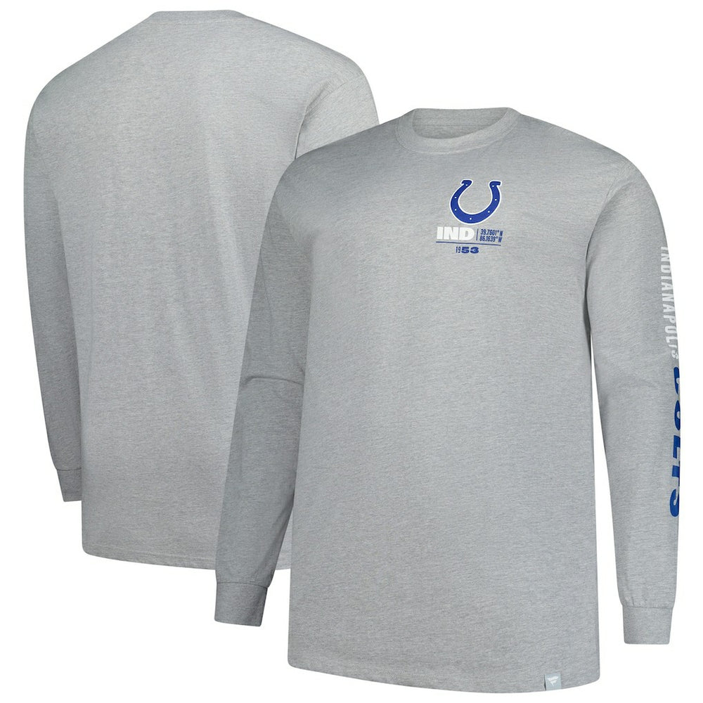 Big & Tall Clock Management Legacy Long Sleeve T-Shirt - Indianapolis Colts