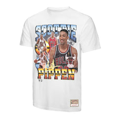 NBA Scottie Pippen Chicago Bulls Hardwood Classics Commemorative Player Collage T-Shirt sale