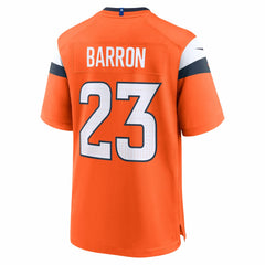 Jahdae Barron 2025 NFL Draft First Round Pick Game Jersey - Denver Broncos