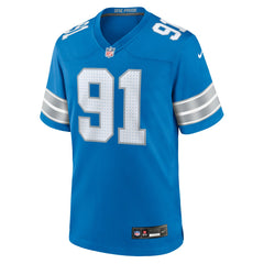 Tyleik Williams 2025 NFL Draft First Round Pick Game Jersey - Detroit Lions