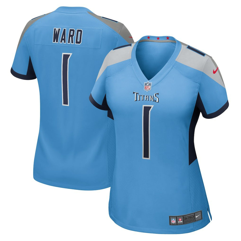 Cameron Ward Women's 2025 NFL Draft First Round Pick Game Jersey - Tennessee Titans