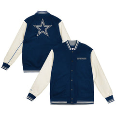 Youth Full-Snap Varsity Jacket - Dallas Cowboys