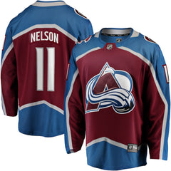 NHL Burgundy Brock Nelson Colorado Avalanche Fanatics Home Breakaway Jersey