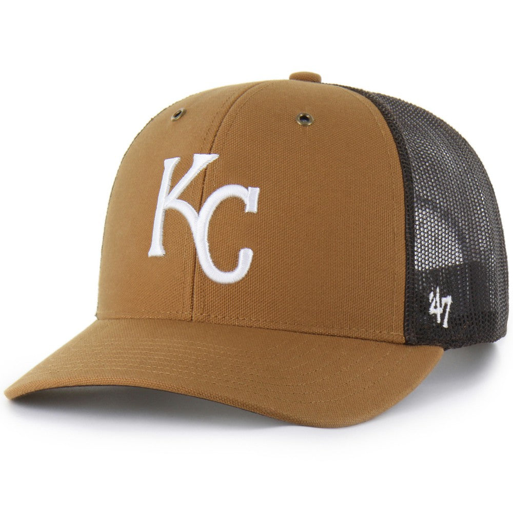 MLB Kansas City Royals Carhartt x '47 Trucker Adjustable Hat