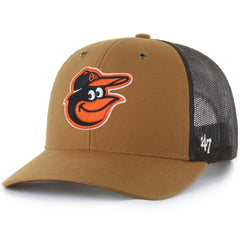 MLB Baltimore Orioles Carhartt x '47 Trucker Adjustable Hat
