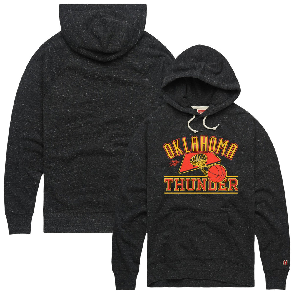NBA Oklahoma City Thunder Homage Unisex Hometown Edition Tri-Blend Raglan Pullover Hoodie
