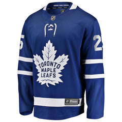 NHL Blue Brandon Carlo Toronto Maple Leafs Fanatics Home Breakaway Jersey