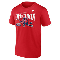 NHL Athletic Red Alexander Ovechkin Washington Capitals Fanatics NHL All-Time Leading Goal Scorer GR8 Celebration T-Shirt