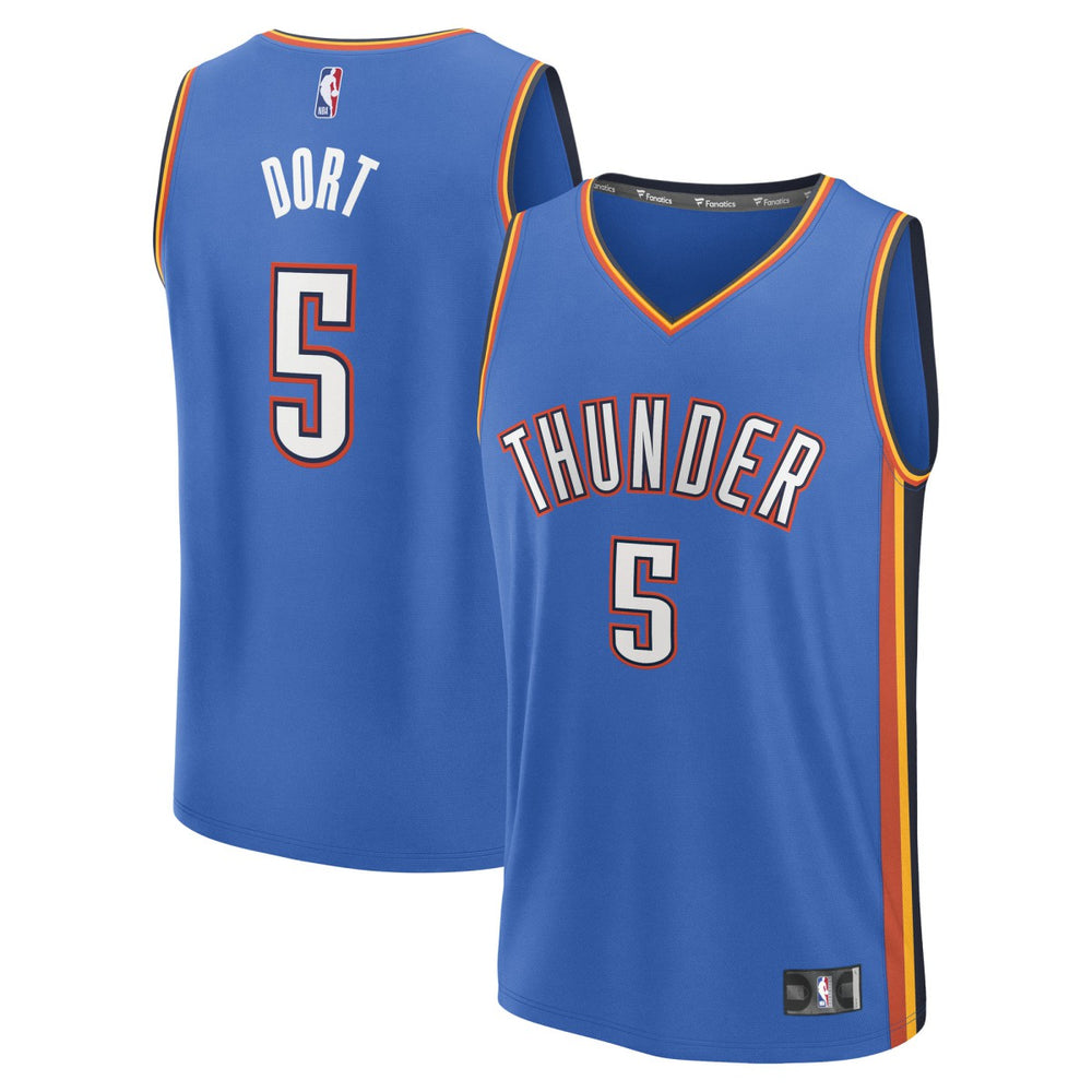 NBA Luguentz Dort Oklahoma City Thunder Fast Break Replica Player Jersey