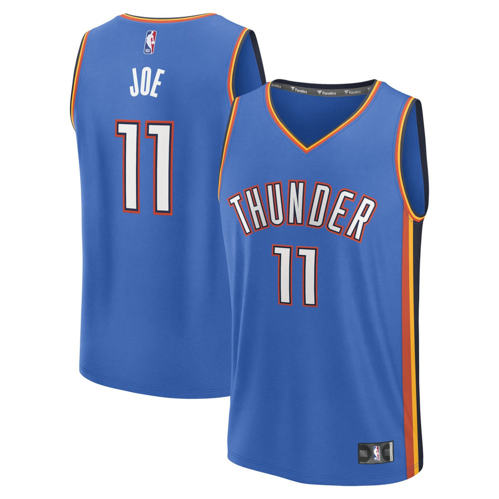 NBA Isaiah Joe Oklahoma City Thunder Fast Break Replica Player Jersey